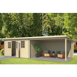 Outdoor Life Products | Tuinhuis met Overkapping Aida 760 x 275